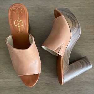 Jessica Simpson Platform Heeled Sandals - Size 10